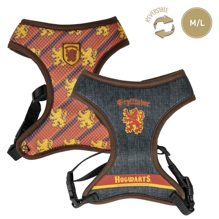 Arnés para Perro Harry Potter Reversible Rojo M 10