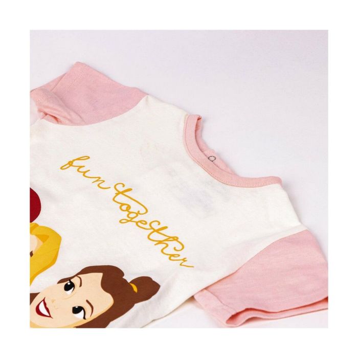 Pijama Infantil Princesses Disney Rosa 3