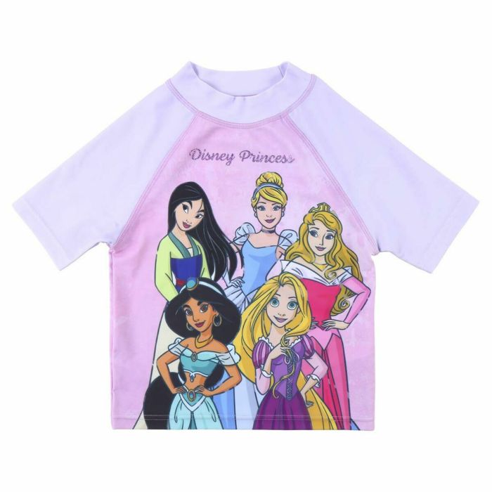 Camiseta de Baño Princesses Disney Rosa Rosa claro 1