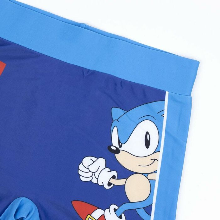 Bañador Boxer Para Niños Sonic Azul 1