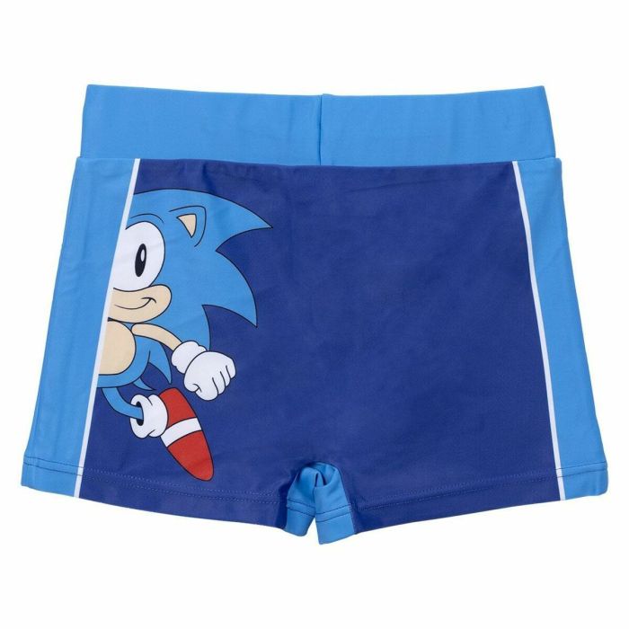 Bañador Boxer Para Niños Sonic Azul 2