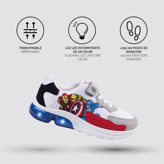 Zapatillas Deportivas con LED The Avengers Multicolor 25