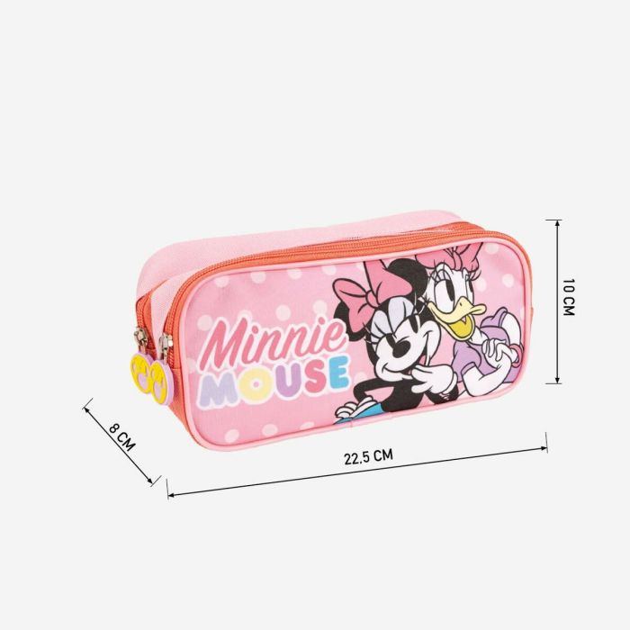 Estuche portatodo 2 compartimentos minnie