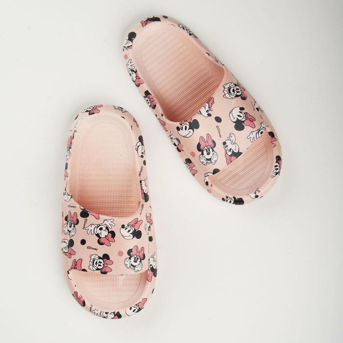 Chanclas Minnie Mouse Infantil Rosa 3 Chanclas Minnie Mouse Infantil Rosa 3