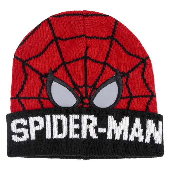 Gorro Infantil Spiderman Rojo (Talla única) Gorro Infantil Spiderman Rojo (Talla única)