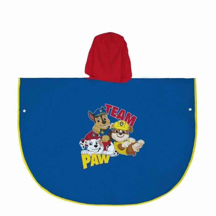 Poncho Impermeable con Capucha The Paw Patrol Azul 3