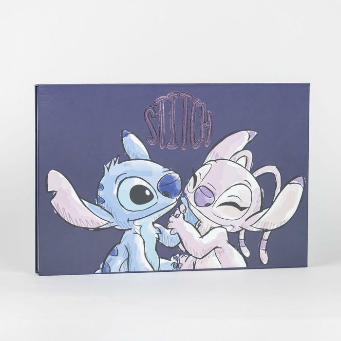 Set de Papelería Stitch Azul 1