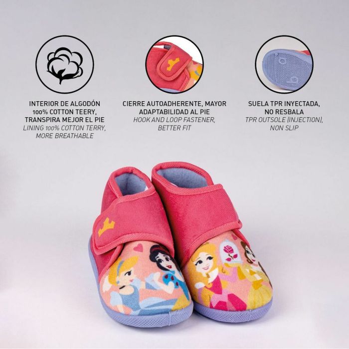 Zapatillas de Estar por Casa Princesses Disney Rosa 5