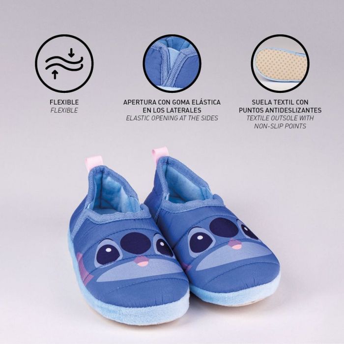 Zapatillas de Estar por Casa Stitch Azul 6