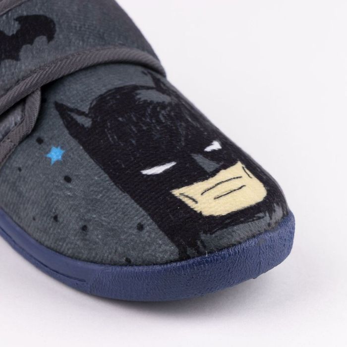 Zapatillas de Estar por Casa Batman Velcro Gris oscuro 1
