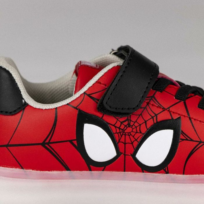 Zapatillas Deportivas con LED Spider-Man Velcro Rojo 2