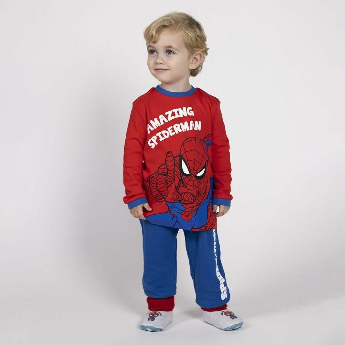 Pijama Infantil Spider-Man Azul 5