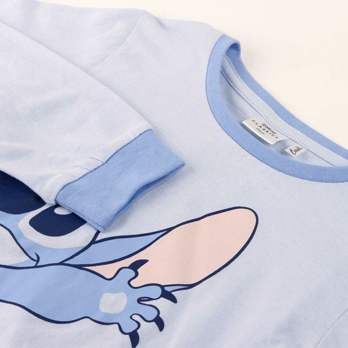 Pijama Infantil Stitch Azul claro 3