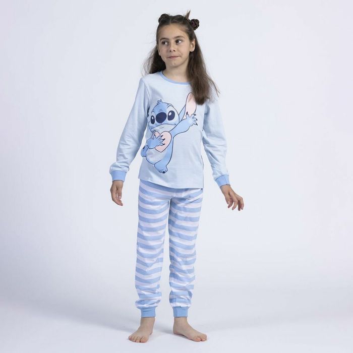 Pijama Infantil Stitch Azul claro 2