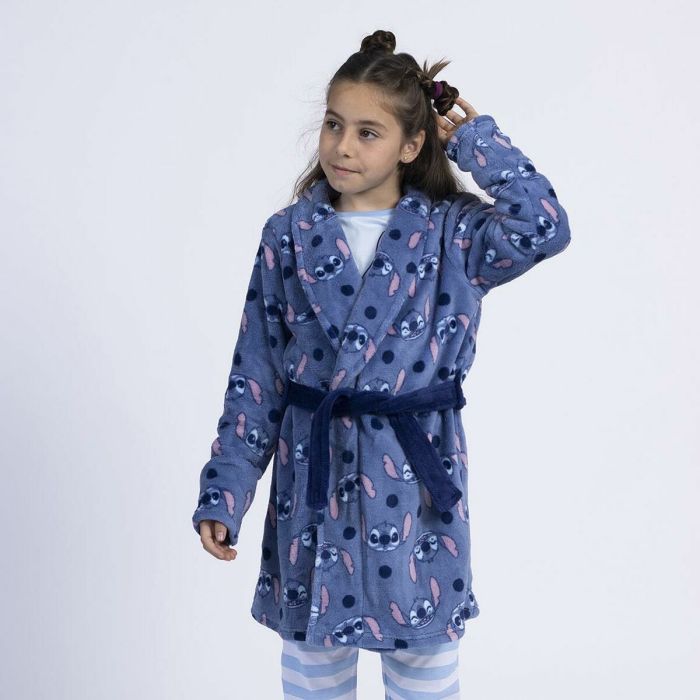 Batín Infantil Stitch Azul 3