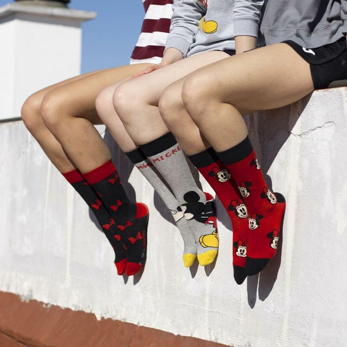 Calcetines Minnie Mouse Rojo (36-38) 1