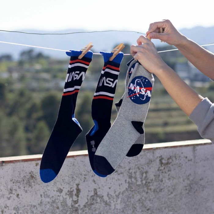 Calcetines NASA Unisex Negro 1