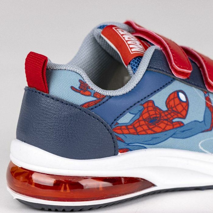 Zapatillas Deportivas con LED Spiderman Velcro Azul 1