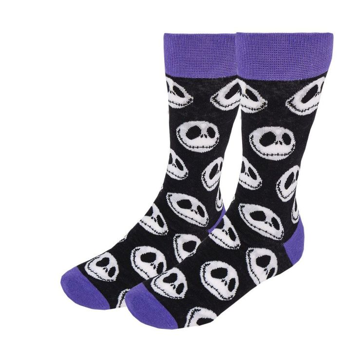 Calcetines The Nightmare Before Christmas 3 pares Talla única (36-41) Negro 3