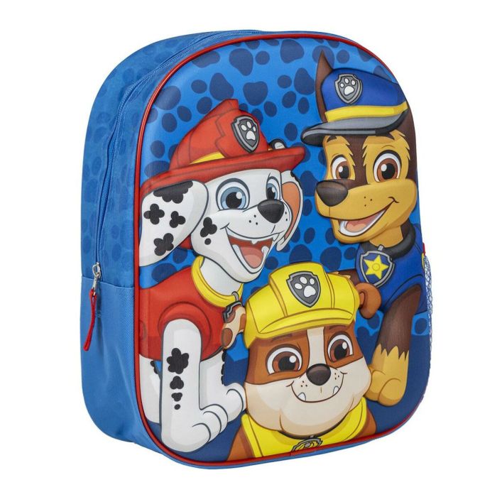 Mochila Escolar The Paw Patrol Azul 25 x 31 x 10 cm