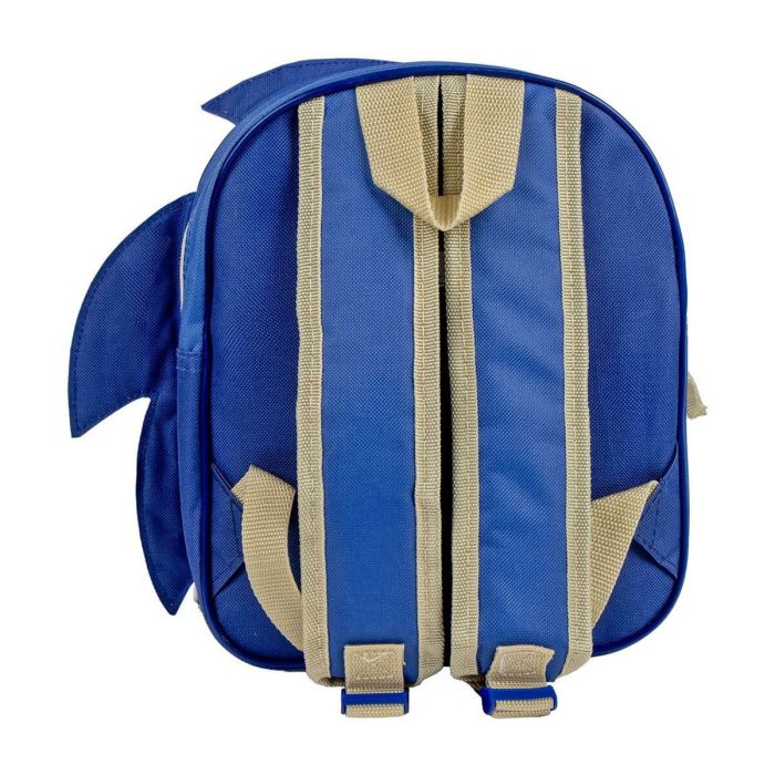 Mochila Escolar Sonic Azul 22 x 27 x 10 cm 6