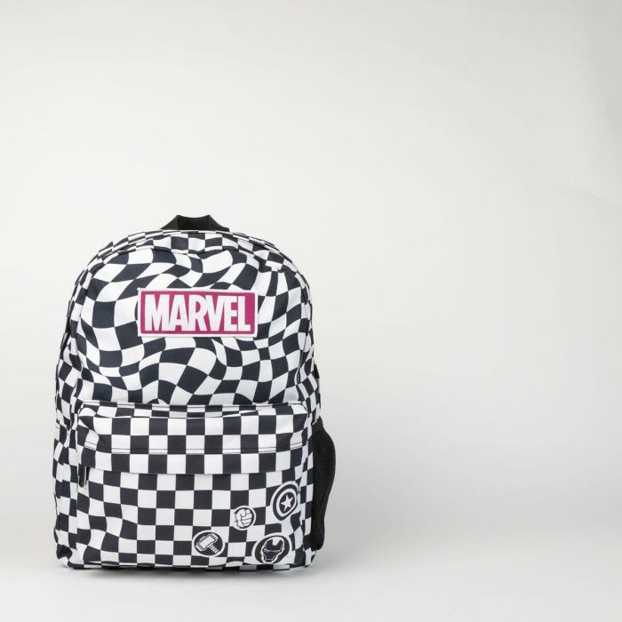 Mochila Escolar Marvel Negro 32 x 12 x 42 cm 6