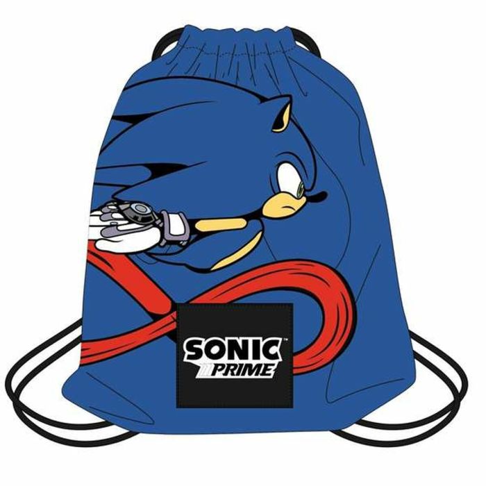 Saquito escolar sonic prime 30.0 x 39.0 cm