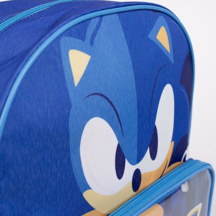 Mochila Escolar Sonic Azul 25 x 3 x 12 cm 7