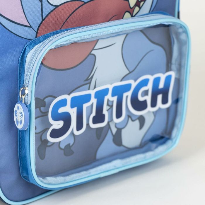 Mochila Escolar Stitch Azul 25 x 3 x 12 cm 3