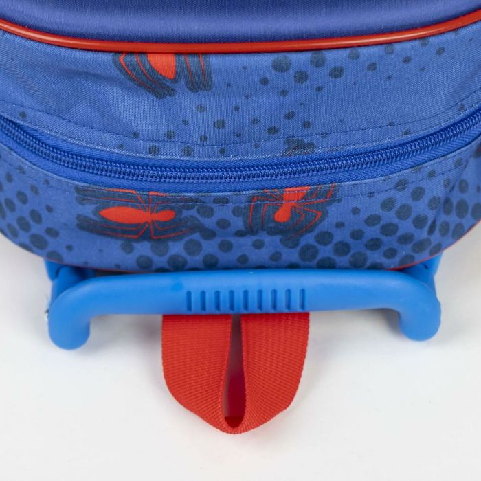 Mochila Escolar con Ruedas Spider-Man Azul 25 x 31 x 10 cm 2