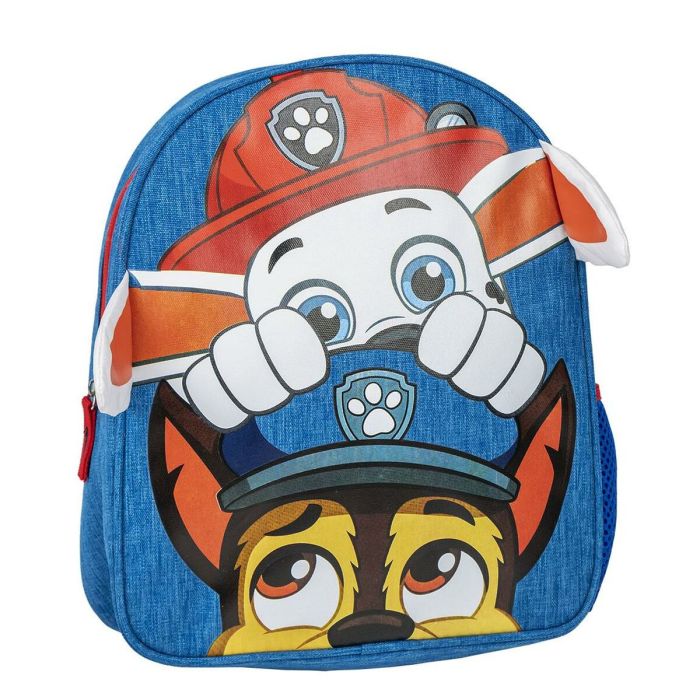 Mochila Escolar The Paw Patrol Azul 25 x 30 x 10 cm