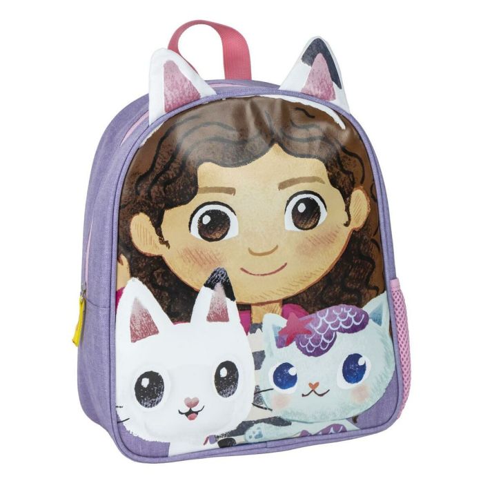 Mochila infantil escolar gabby´s dollhouse 15.5 x 30.0 x 1.0 cm