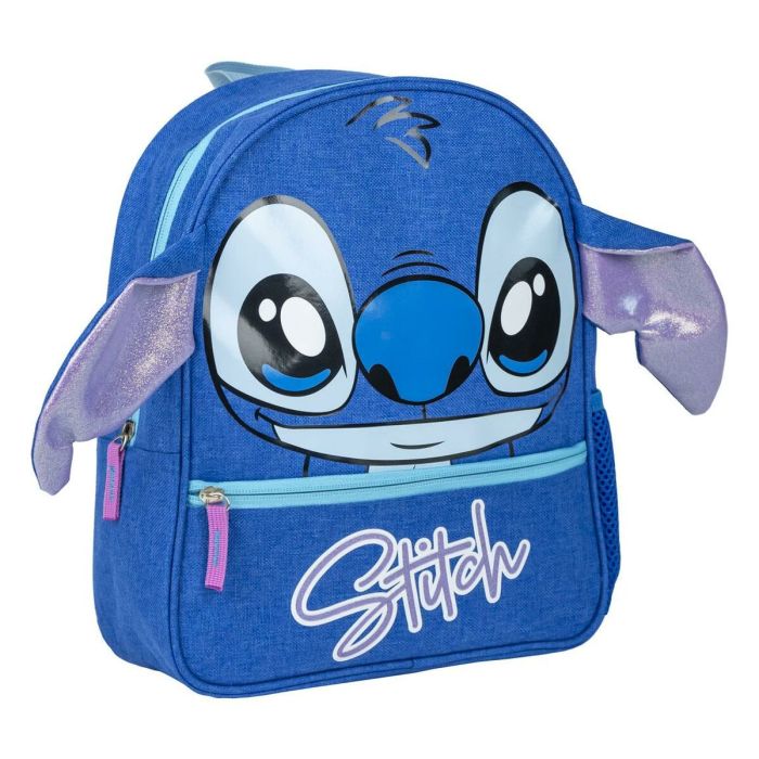 Mochila infantil escolar stitch 15.5 x 30.0 x 1.0 cm