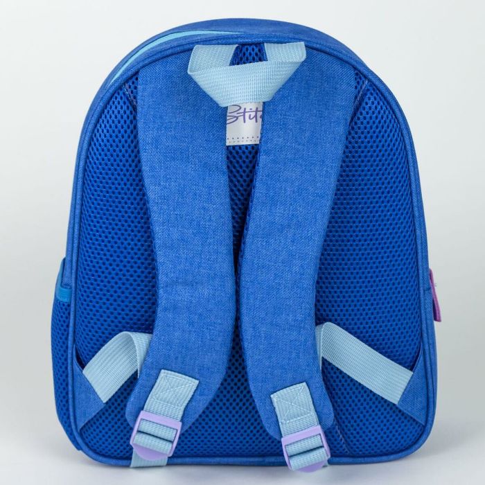 Mochila Escolar Stitch Azul 25 x 30 x 10 cm 2