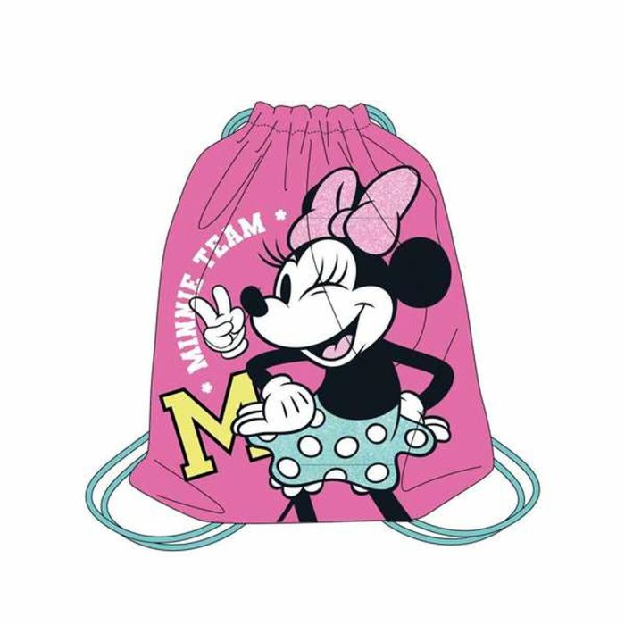 Saquito escolar minnie 30.0 x 39.0 cm