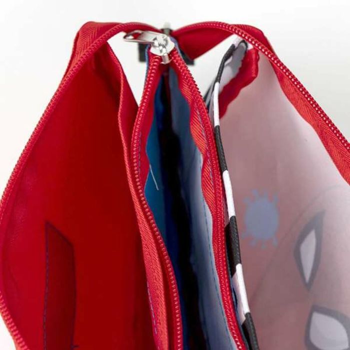 Estuche portatodo 3 compartimentos spiderman 11.5 x 2.0 x 22.5 cm