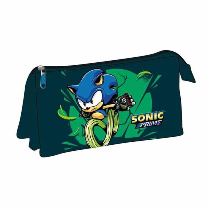 Estuche Escolar Sonic Azul oscuro 2