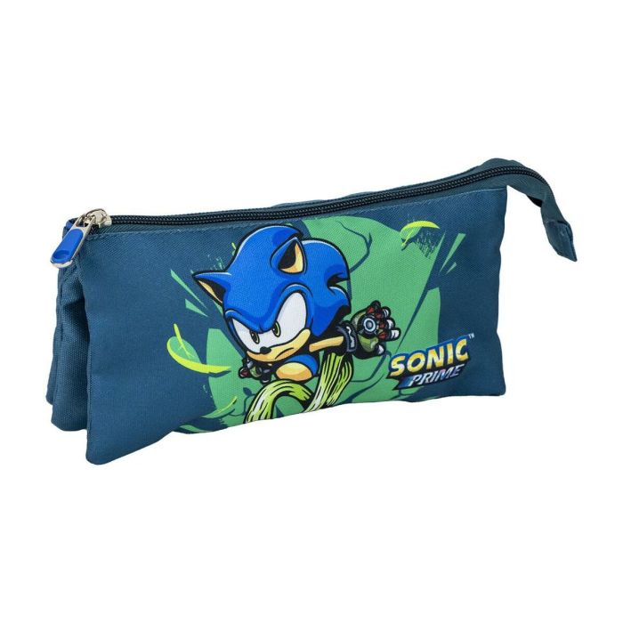 Estuche Escolar Sonic Azul oscuro 1