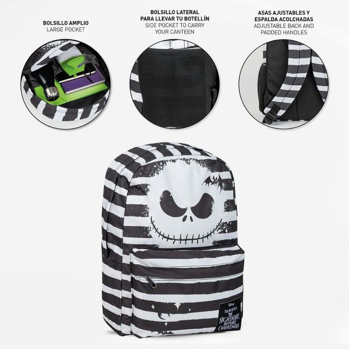 Mochila Casual The Nightmare Before Christmas Negro 32 x 4 x 42 cm 3