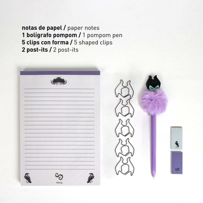 Set de Papelería Disney Negro 4