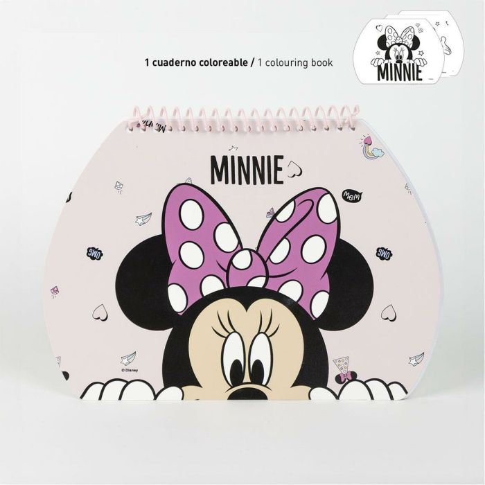 Set de Papelería Minnie Mouse Rosa 11 Piezas 2