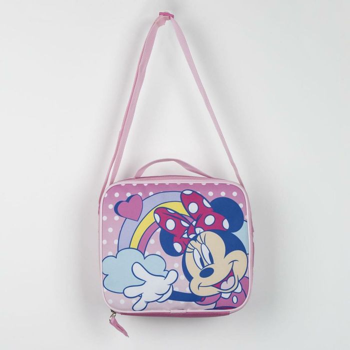 Portadesayunos Térmico Minnie Mouse Rosa 8 x 19 x 23 cm 3