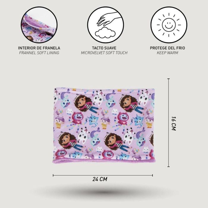 Braga de Cuello Gabby's Dollhouse Morado 4 Braga de Cuello Gabby's Dollhouse Morado 4