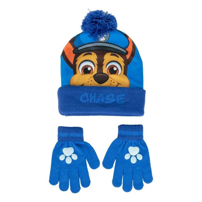 Gorro y Guantes The Paw Patrol Azul (Talla única) 1