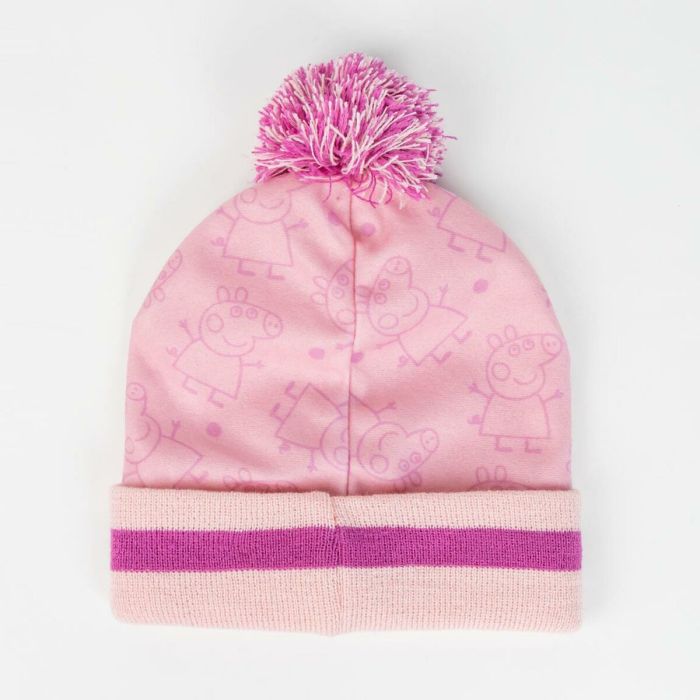 Gorro y Guantes Peppa Pig Rosa 1