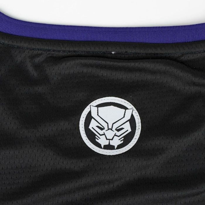 Camiseta de baloncesto Marvel Negro Unisex 4