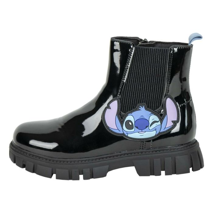 Botas Casual Infantiles Stitch Negro 5