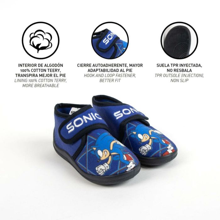 Zapatillas de Estar por Casa Sonic Azul oscuro 1