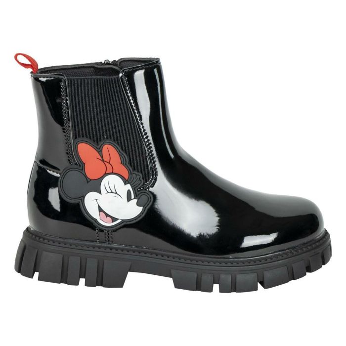 Botas Casual Infantiles Minnie Mouse Negro 7