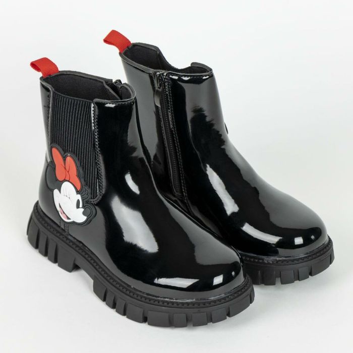 Botas Casual Infantiles Minnie Mouse Negro 5